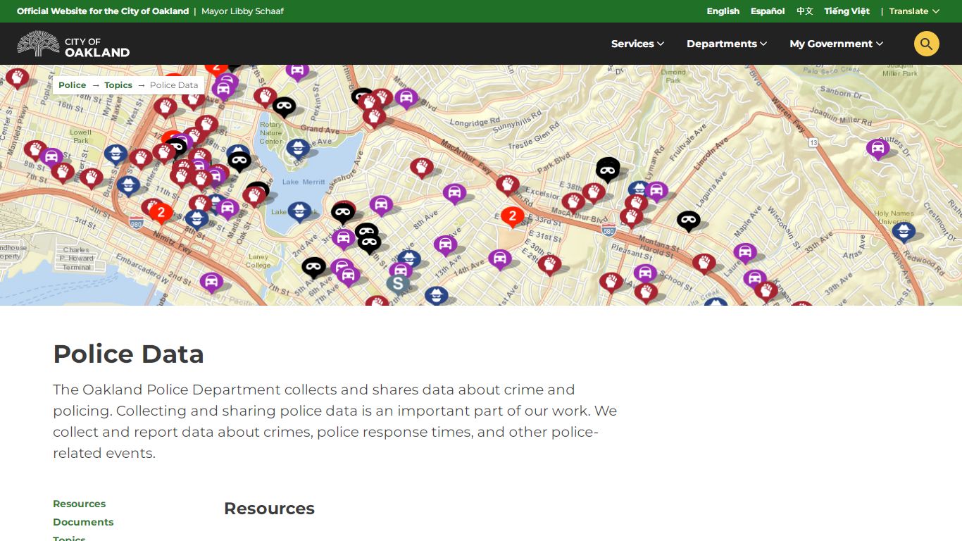 City of Oakland | Police Data